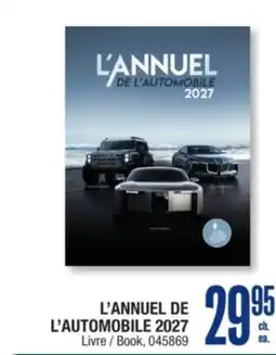 Jean Coutu L'ANNUEL DE L'AUTOMOBILE 2027 Book offer