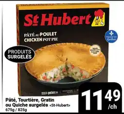 Pasquier Pâté, Tourtière, Gratin ou Quiche surgelée St-Hubert offer