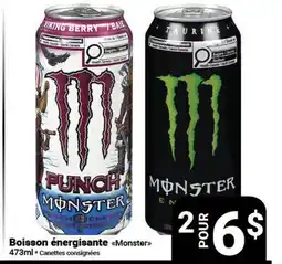 Pasquier Boisson énergisante Monster offer