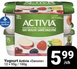 Pasquier Yogourt Activia Danone offer