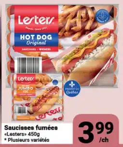 Pasquier Saucisses fumées Lester offer