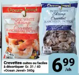 Pasquier Crevettes cuites ou faciles à décortiquer offer
