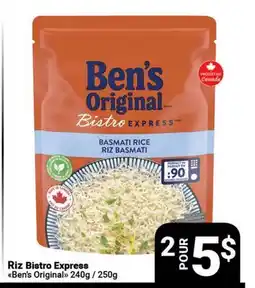 Pasquier Riz Bistro Express Ben's Original offer