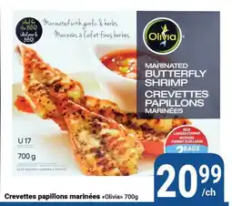 Pasquier Crevettes papillons marinées Olivia offer
