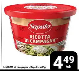 Pasquier Ricotta di campagna Saputo offer