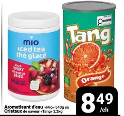 Pasquier Aromatisant d'eau Mio 540g ou Cristaux de saveur Tang 2,2kg offer