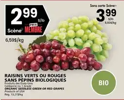 Rachelle-Bery Grocery ORGANIC SEEDLESS GREEN OR RED GRAPES offer