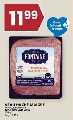 Rachelle-Bery Grocery FAMILLE FONTAINE LEAN GROUND VEAL offer