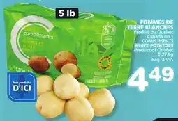 Marches Tradition COMPLIMENTS WHITE POTATOES offer
