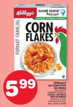 Marches Tradition KELLOGG'S FORMAT FAMILIAL CEREAL OR MEAL REPLACEMENT offer