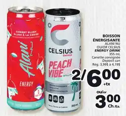 Marches Tradition ALANI NU OR CELSIUS ENERGY DRINK offer