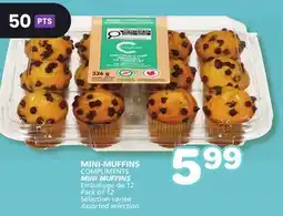 Marches Tradition COMPLIMENTS MINI MUFFINS offer
