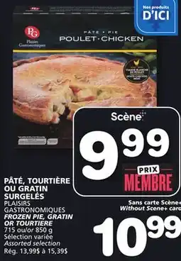 Marches Tradition PLAISIRS GASTRONOMIQUES FROZEN PIE, GRATIN OR TOURTIERE offer