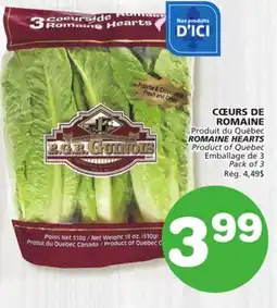 Marches Tradition ROMAINE HEARTS offer