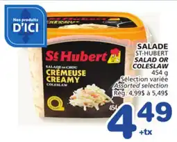 Marches Tradition ST-HUBERT SALAD OR COLESLAW offer