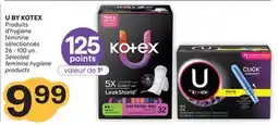 Brunet U BY KOTEX Produits d'hygiène féminine sélectionnés offer