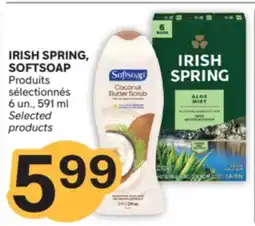 Brunet IRISH SPRING, SOFTSOAP Produits sélectionnés offer