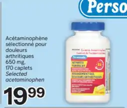 Brunet PERSONNELLE Acétaminophène sélectionné pour douleurs arthritiques offer