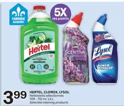 Brunet HERTEL, CLOROX, LYSOL Nettoyants sélectionnés offer