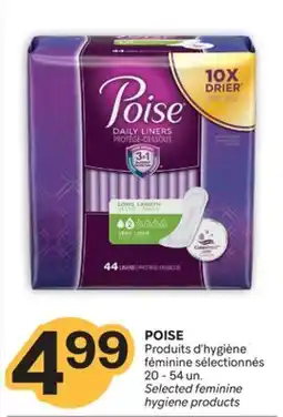 Brunet POISE Produits d'hygiène féminine sélectionnés offer