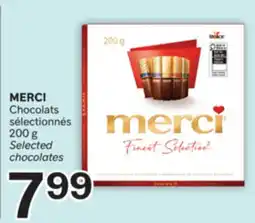 Brunet MERCI Chocolats sélectionnés offer