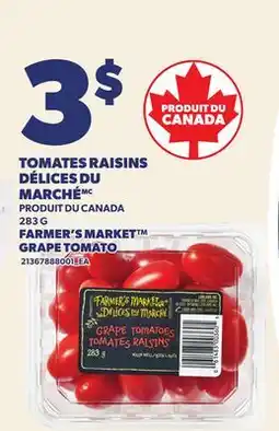 Provigo TOMATES RAISINS DÉLICES DU MARCHÉ, 283 G | FARMER'S MARKET GRAPE TOMATO offer