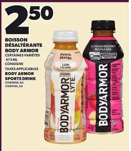 Provigo BOISSON DÉSALTÉRANTE BODY ARMOR, 473 ML | BODY ARMOR SPORTS DRINK BODYARMOR offer