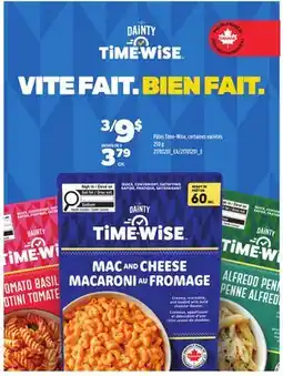 Provigo PÂTES TIME-WISE offer