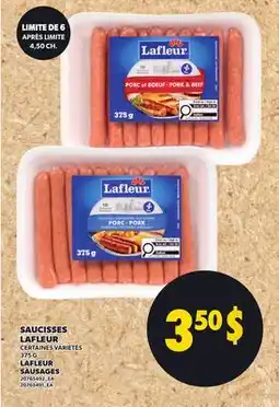 Provigo SAUCISSES LAFLEUR, 375 G | LAFLEUR SAUSAGES offer