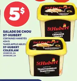 Provigo SALADE DE CHOU ST-HUBERT, 454 G | ST-HUBERT COLESLAW offer