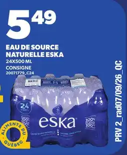 Provigo EAU DE SOURCE NATURELLE ESKA offer