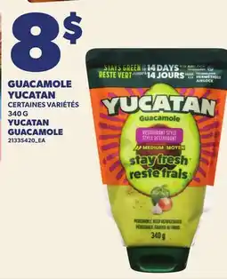 Provigo GUACAMOLE YUCATAN, 340 G | YUCATAN GUACAMOLE offer