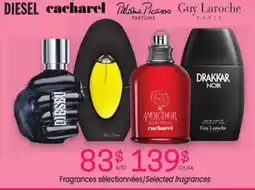 Uniprix Fragrances sélectionnées/Selected fragrances offer