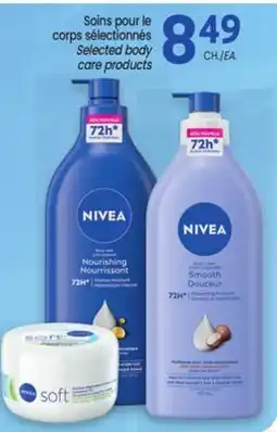 Uniprix Nivea Soins pour le corps sélectionnés/ Selected body care products offer