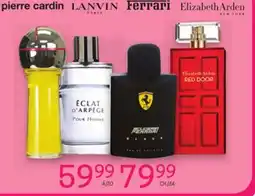 Uniprix pierre cardin LANVIN PARIS Ferrari Elizabeth Arden offer