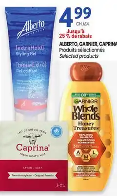 Uniprix ALBERTO, GARNIER, CAPRINA offer
