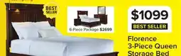 Leon's Florence 3 - Piece Queen Storage Bed - Brown offer