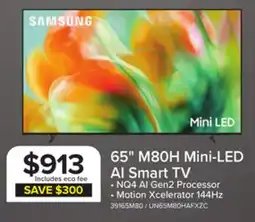 Leon's Samsung 65 Mini LED M80H 4K Vision AI Smart TV - UN65M80HAFXZC offer