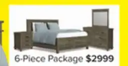 Leon's Glacier Point 6 - Piece Queen Panel Bedroom Package - Greystone offer