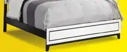 Leon's Fog 3-Piece Queen Bed - White, Black offer