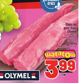Metro FILETS DE PORC FRAIS OLYMEL | OLYMEL FRESH PORK offer