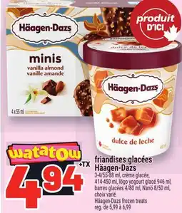 Metro FRIANDISES GLACÉES HÄAGEN-DAZS | HÄAGEN-DAZS FROZEN TREATS offer