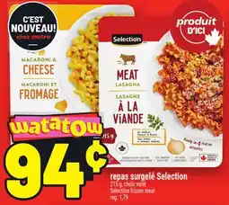 Metro REPAS SURGELÉ SELECTION | SELECTION FROZEN MEAL offer