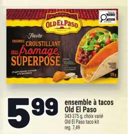 Metro ENSEMBLE À TACOS OLD EL PASO | OLDELPASO TACO KIT offer