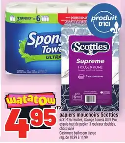 Metro PAPIERS MOUCHOIRS SCOTTIES | CASHMERE BATHROOM TISSUE offer