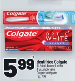 Metro DENTIFRICE COLGATE | COLGATE TOOTHPASTE offer
