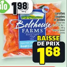 Metro CAROTTES COUPÉES ET PELÉES | BABY-CUT PEELED CARROTS offer
