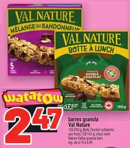 Metro BARRES GRANOLA VAL NATURE | NATURE VALLEY GRANOLA BARS offer