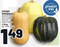 Metro COURGES BIOLOGIQUES | ORGANIC SQUASHES offer