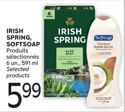 Brunet IRISH SPRING, SOFTSOAP Produits sélectionnés offer